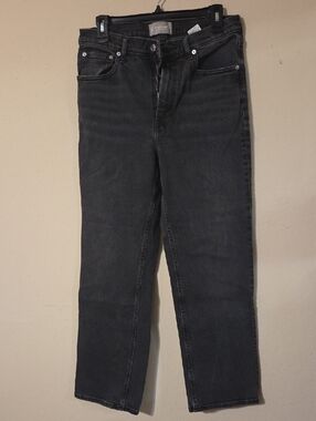 Everlane Black Straight-Leg Jeans